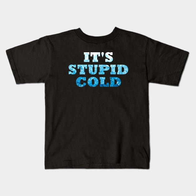 How Cold Is It? Kids T-Shirt by benhonda2